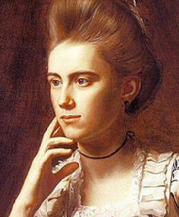 Copley's original painting of Dorothy Skinner